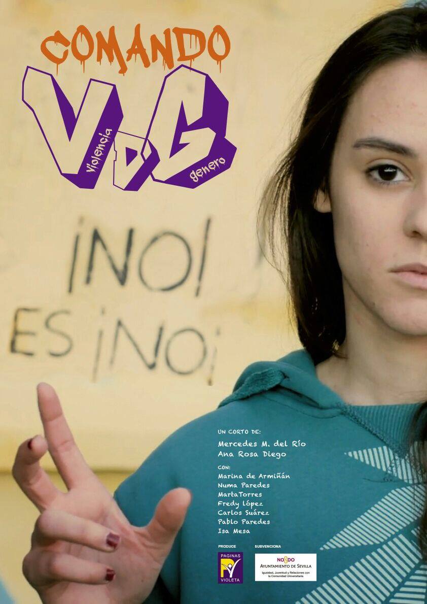 Cartel del cortometraje Comando VdG
