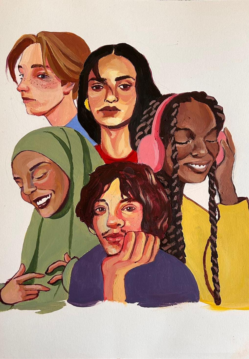 Mural No a la violencia de Género Sí a la igualdad